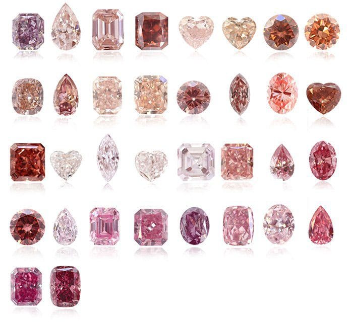 Colour Grading - pink diamonds Argyle Diamond Investments - pink diamonds, australian pink diamonds, argyle diamonds, investment diamonds