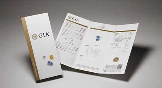 GIA Coloured Diamond Grading Report - Certification Argyle Diamonds