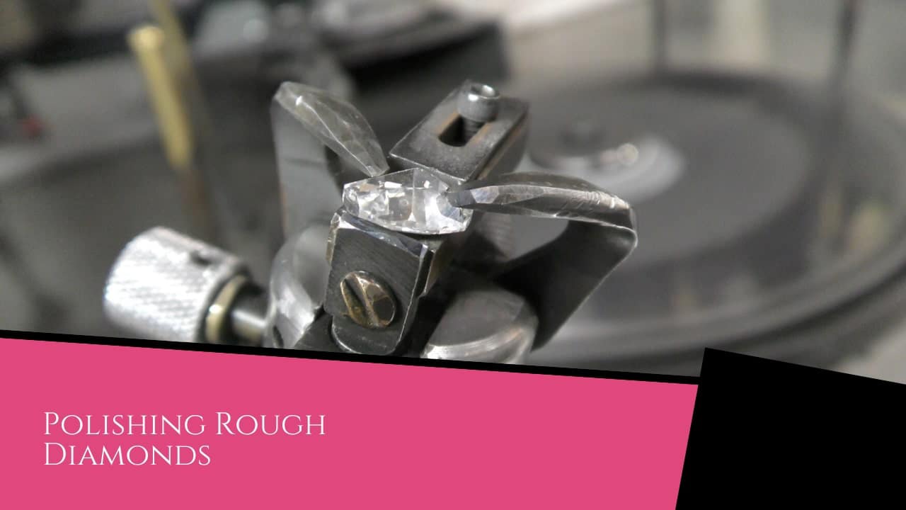 Transformation of a Natural Coloured Rough Diamond to a Polished Diamond - Diamond polishing-rough-diamonds-copyrighted