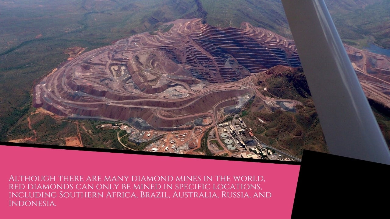 red diamonds mined in australia