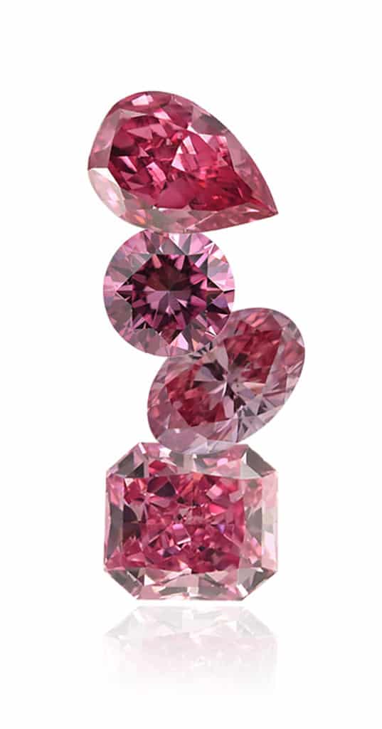 Natural Colour Pink Rose Diamonds - Rose Diamonds
