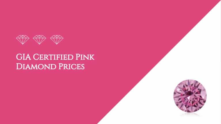 GIA Certified Pink Diamond Prices