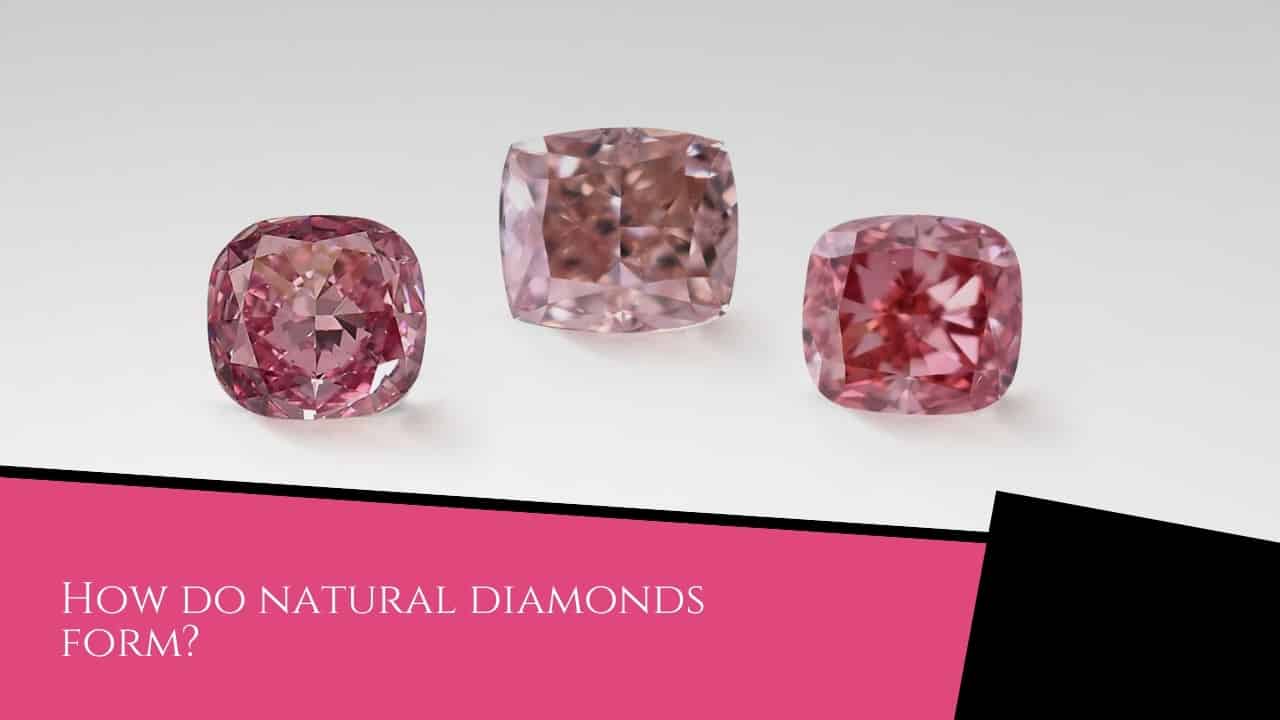How do natural diamonds form?