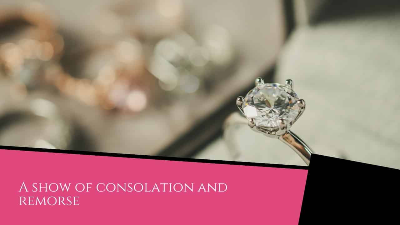The psychological reason why people love diamonds - Diamond A show of consolation and remorse