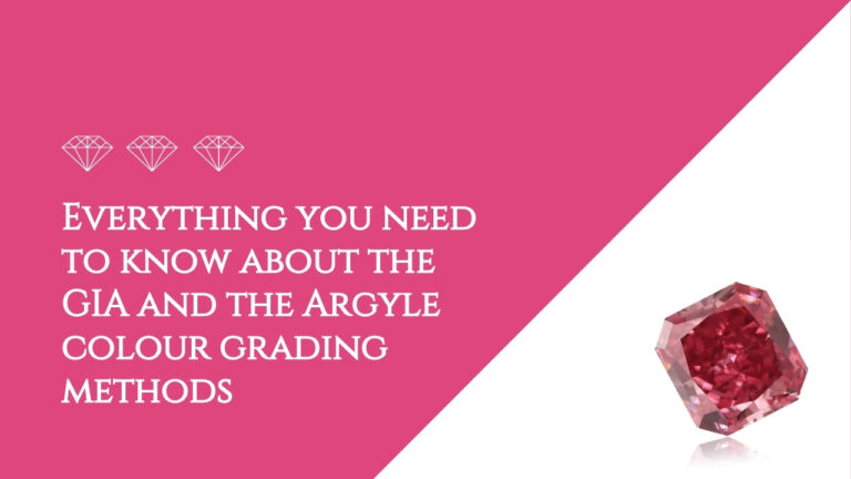 Blog - diamond Everything you need to know about the GIA and the Argyle colour grading methods