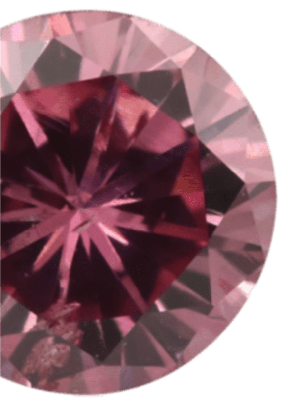 round pink diamond