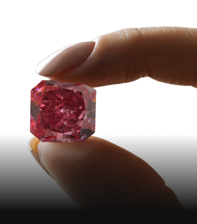 Asscher Pink Diamond